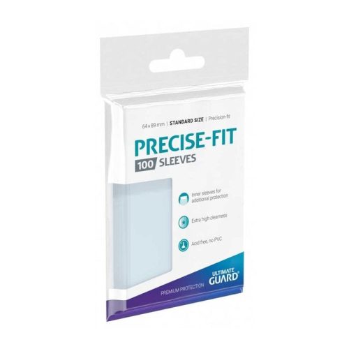 Ultimate Guard Precise-Fit Sleeves Standard Size Transparent (100)