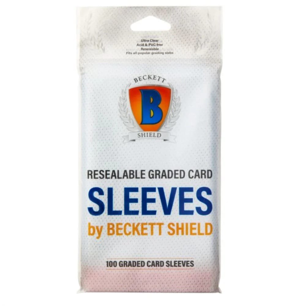 Beckett Shield Graded Card Sleeves (100) – pack of 100 graded card sleeves