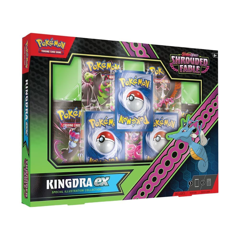 Pokémon TCG Shrouded Fable ex Special Collection – Kingdra ex version, front of the box