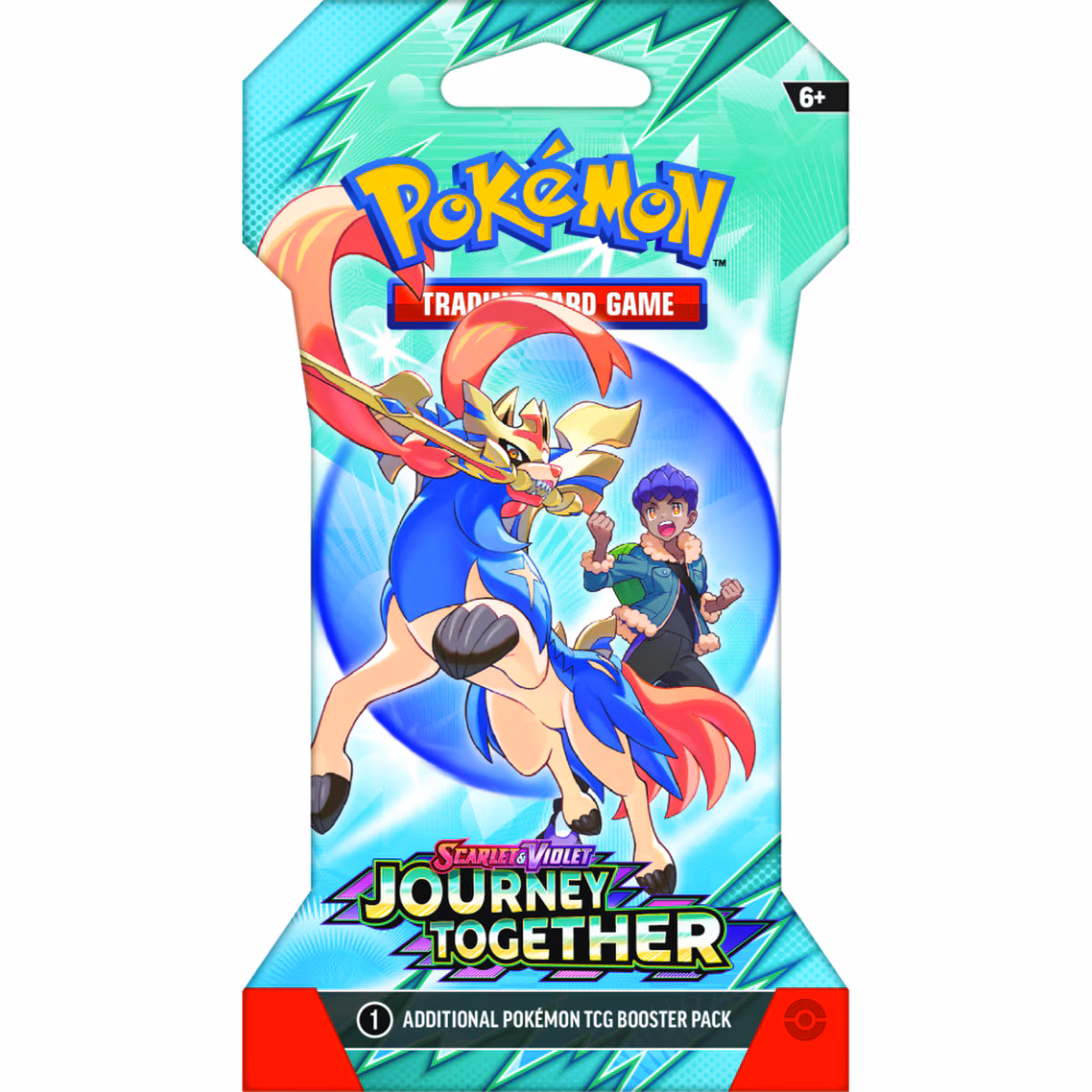 Pokémon TCG Journey Together Sleeved Booster – sleeved booster artwork 1
