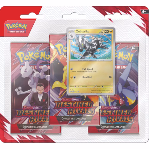 Pokémon: Destined Rivals – 3-Pack Blister
