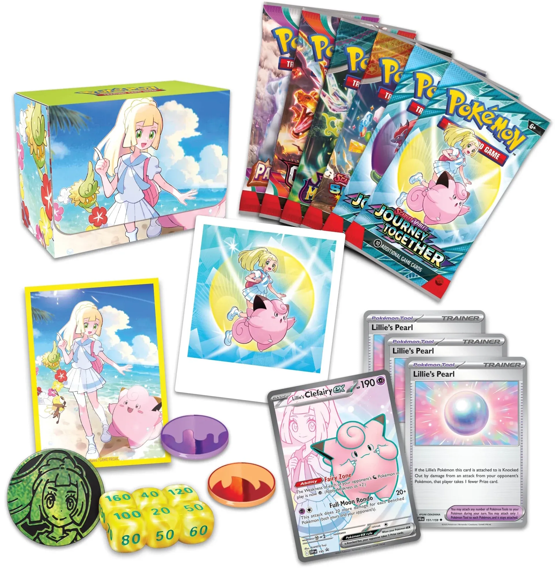 Pokémon TCG Lillie Premium Tournament Collection – box contents