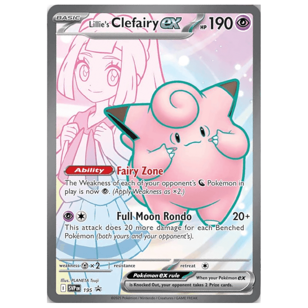 Pokémon TCG Lillie Premium Tournament Collection – Lillie’s Clefairy ex promo card