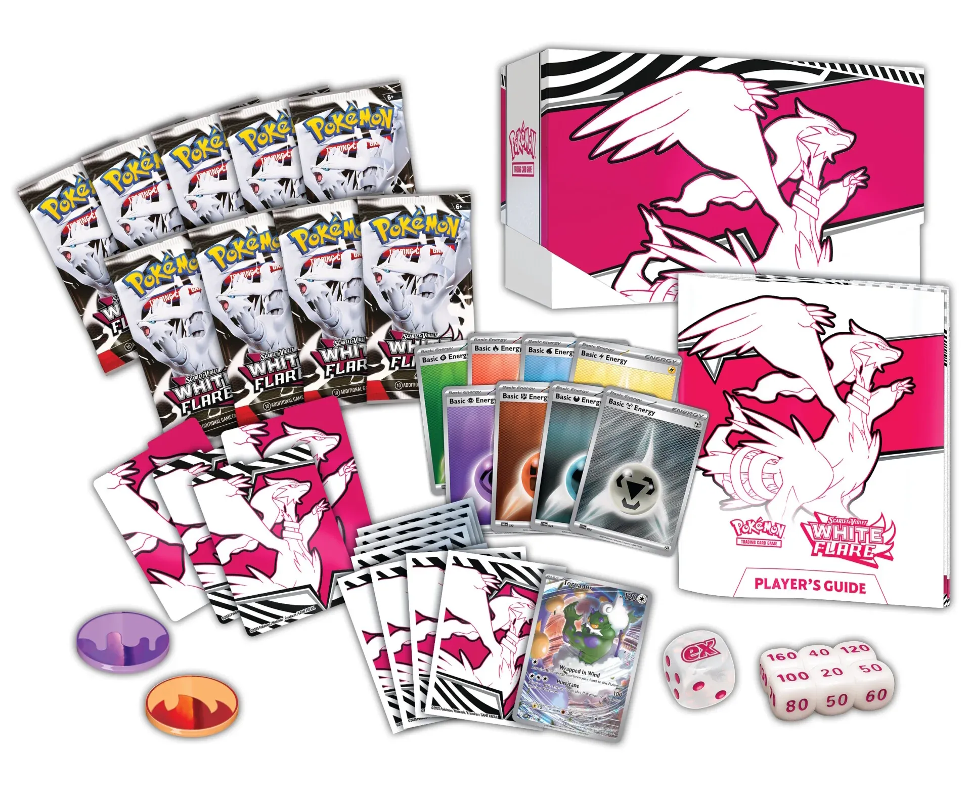 Pokémon TCG White Flare Elite Trainer Box – box contents