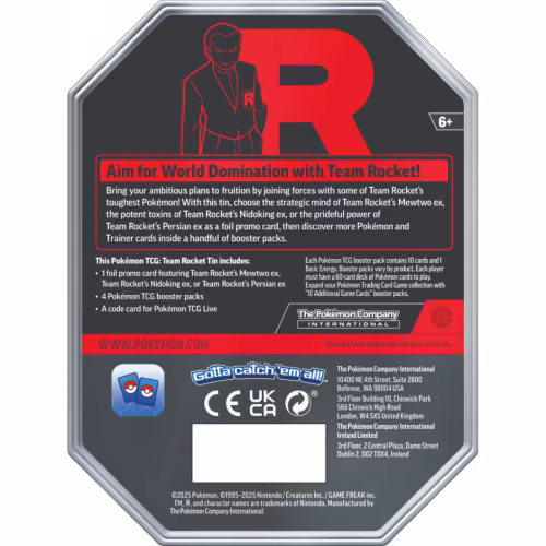 Team Rocket Tin