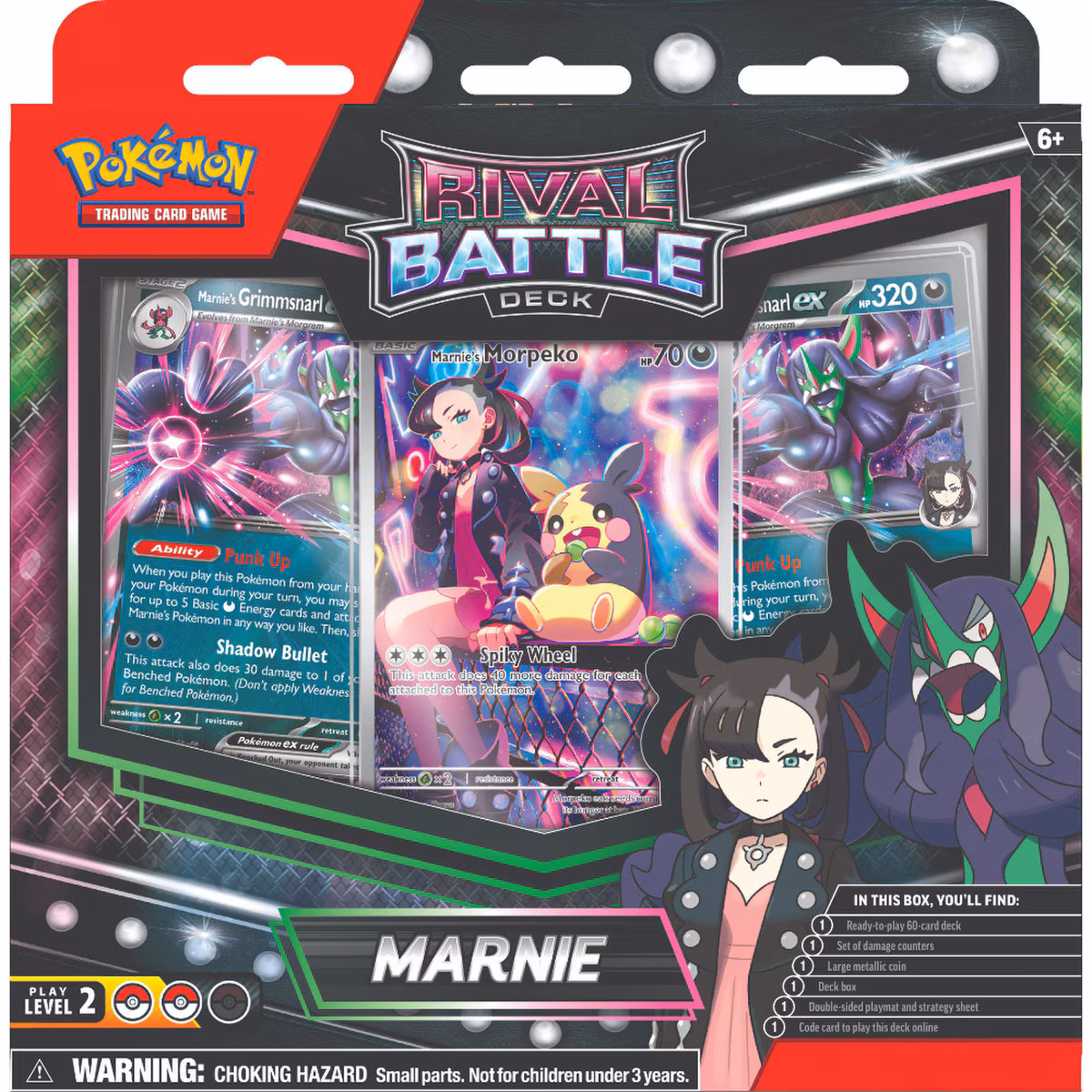 Pokémon TCG Rival Battle Deck Marnie – front of the box