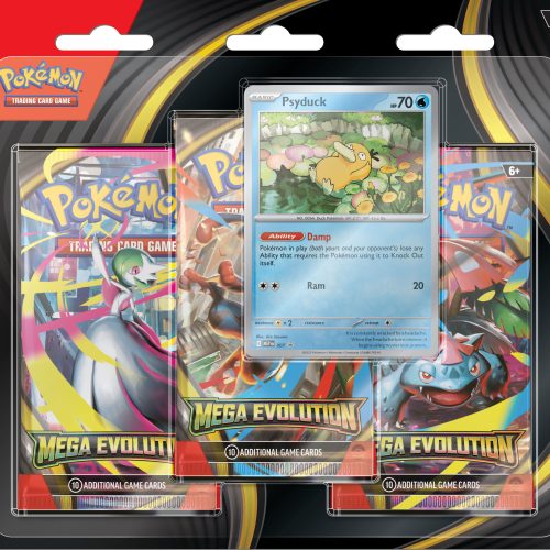 Pokemon: Mega Evolution – 3-Pack Blister