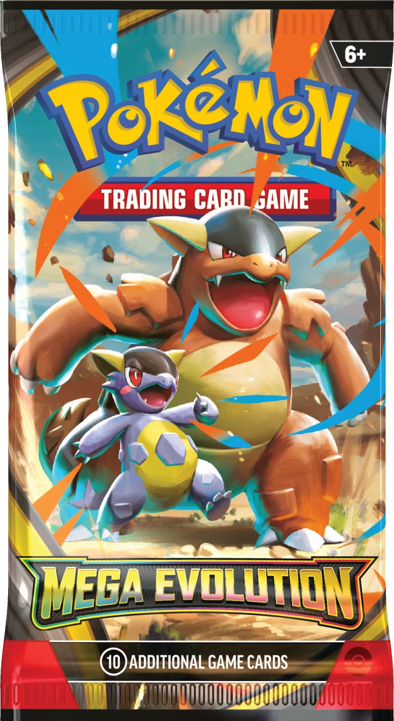 Pokémon TCG Mega Evolution – Mega Kangaskhan booster pack artwork