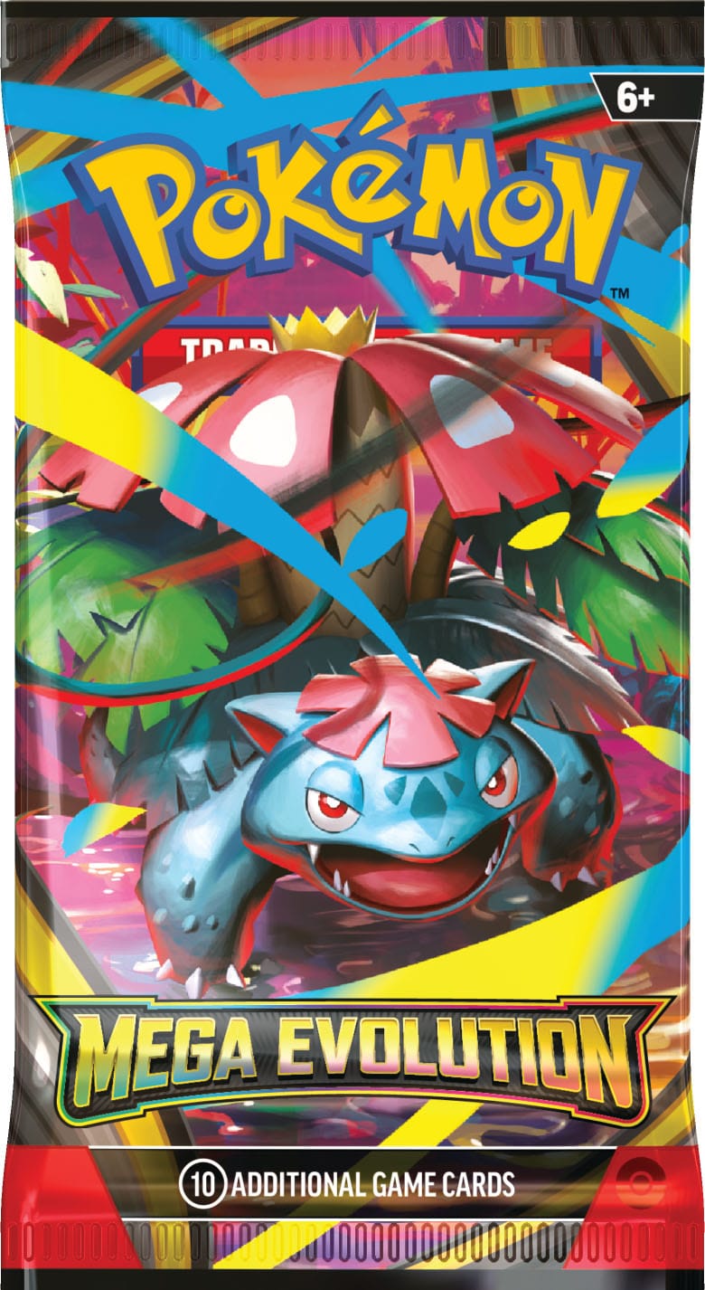 Pokémon TCG Mega Evolution – Mega Venusaur booster pack artwork