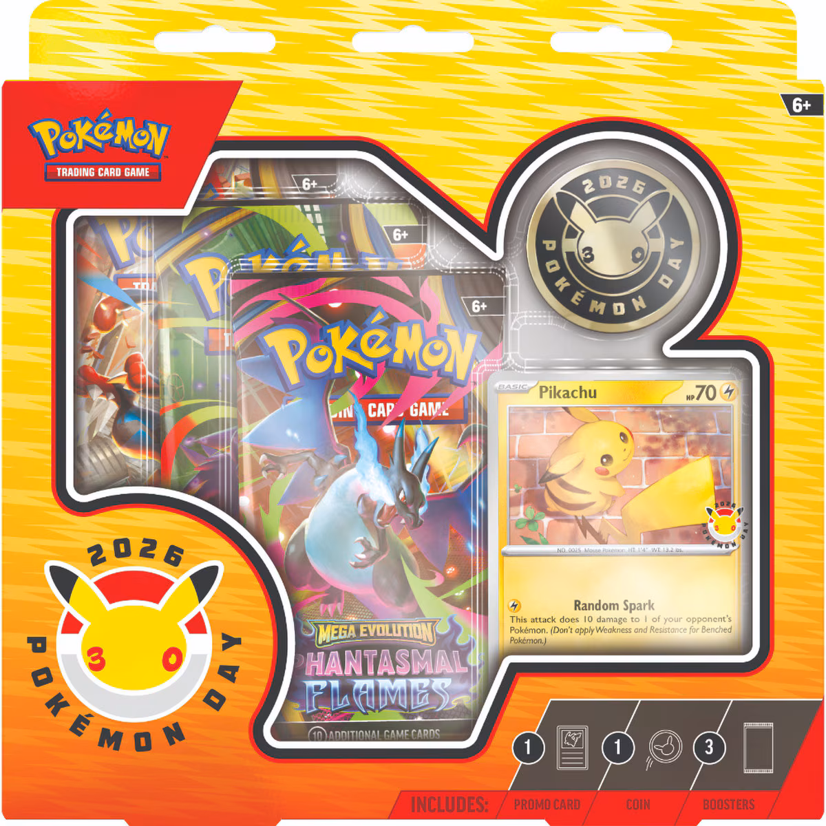 Pokémon TCG Pokémon Day 2026 Collection – front of the pack, version 2