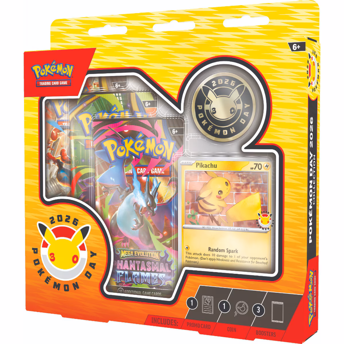 Pokémon TCG Pokémon Day 2026 Collection – front of the pack, version 3