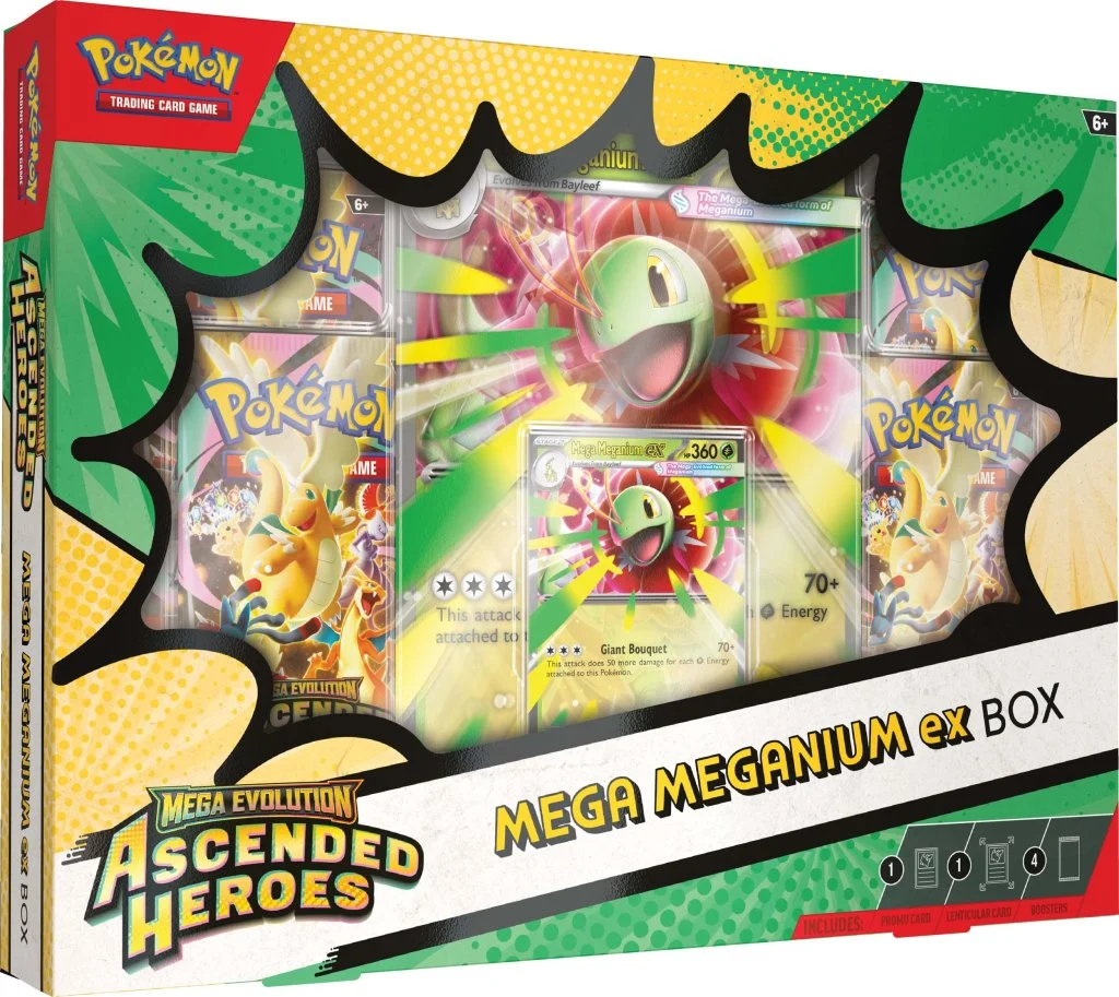 Pokémon TCG Ascended Heroes ex Box – Mega Meganium ex version