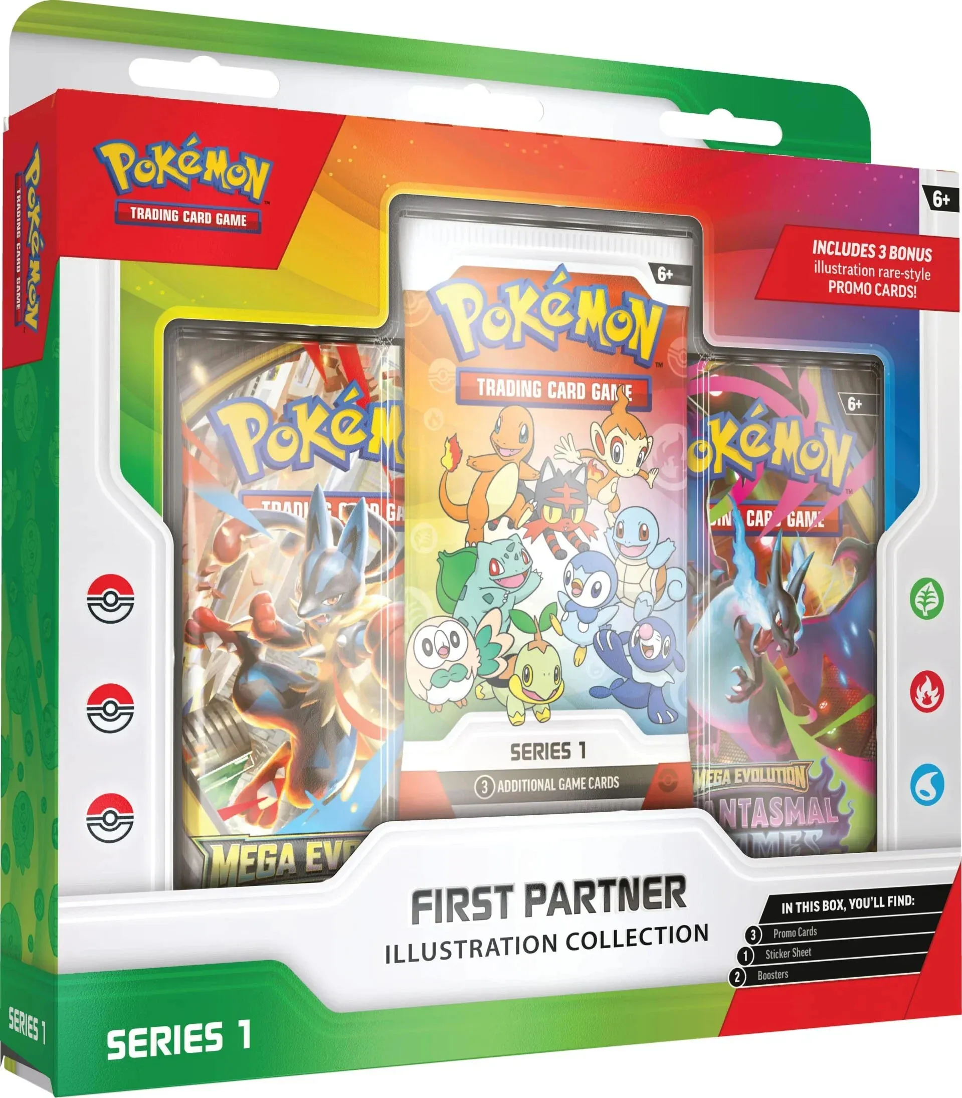Pokémon TCG First Partner Illustration Collection Series 1 – front of the box