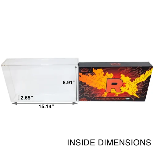Magnetic Acrylic Case | Team Rocket’s Moltres UPC | 5mm