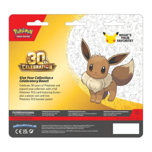 Pokemon: 30th Celebration – 2-Pack Blister