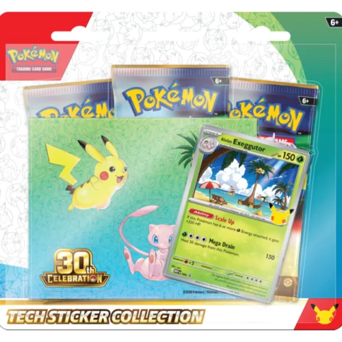 Pokemon: 30th Celebration – Tech Sticker Collection (Alolan Exeggutor)