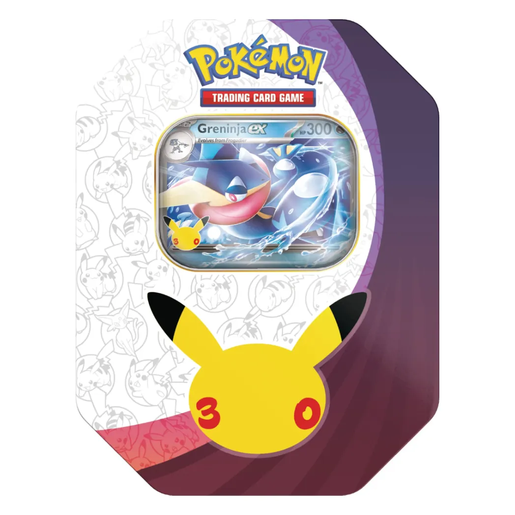 Pokémon TCG 30th Celebration ex Tin (Greninja ex) – Greninja ex tin